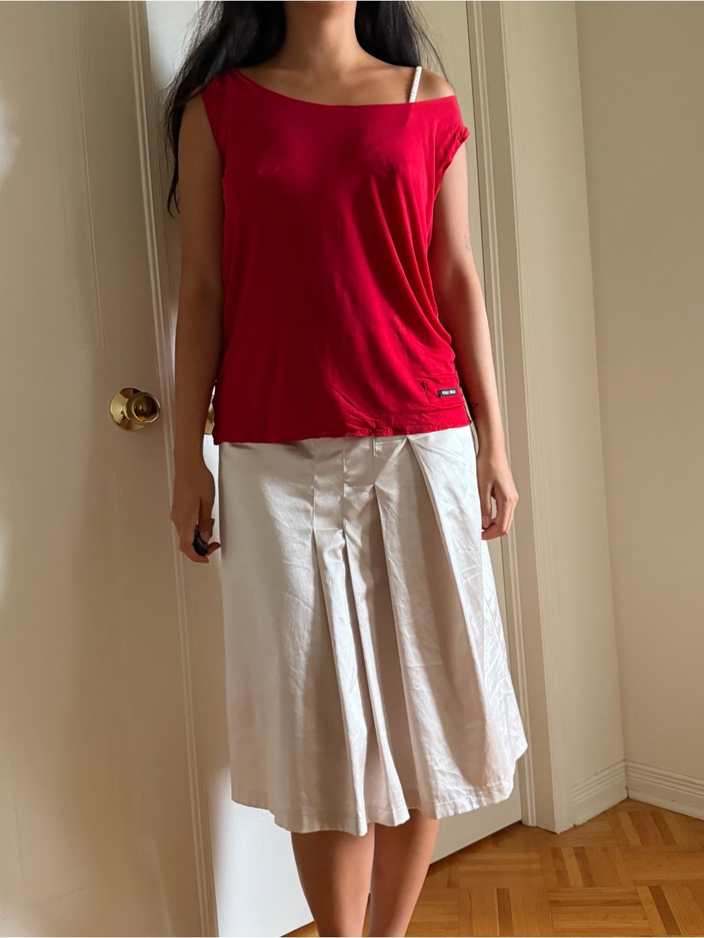 Miu miu relaxed tank top